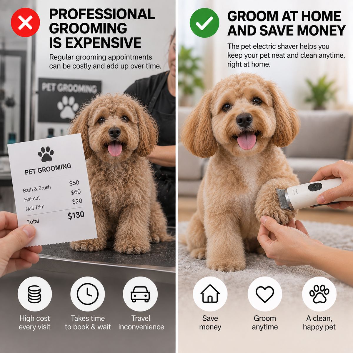 PAWLY™ Pet Electric Shaver